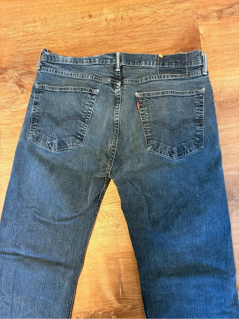 Levi's Dark Blue Straight Leg Men's Jeans Size 36x32